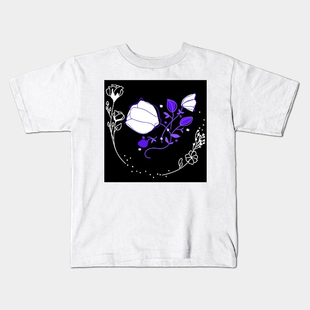 Flowery Kids T-Shirt by Learner